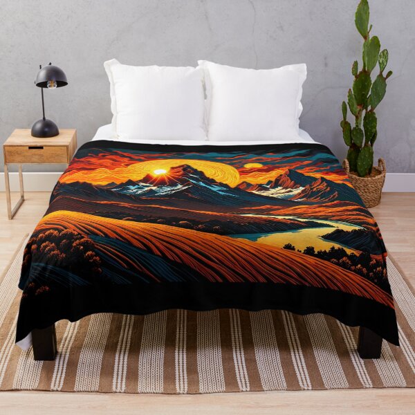 Item preview, Mountain Sunset, Ai Generated Art  designed and sold by ACC .