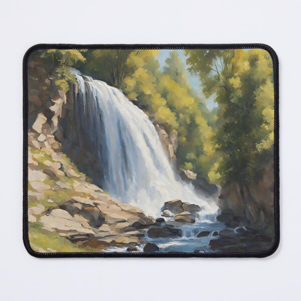 Aperçu de l'œuvre Sunny Waterfall créée et vendue par AAA613.
