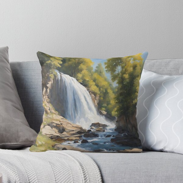 Aperçu de l'œuvre Sunny Waterfall créée et vendue par AAA613.