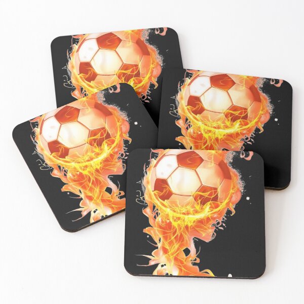 Item preview, Soccer/Foot Ball set on Fire designed and sold by BasedCanvas.