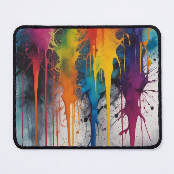 Item preview, Artistic colorful splash spectrum artwork print design  designed and sold by Anshu3813.