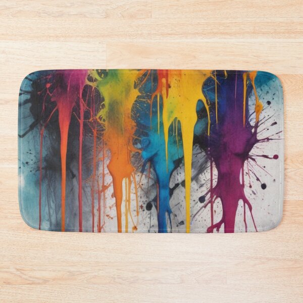 Item preview, Artistic colorful splash spectrum artwork print design  designed and sold by Anshu3813.