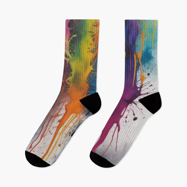 Item preview, Artistic colorful splash spectrum artwork print design  designed and sold by Anshu3813.