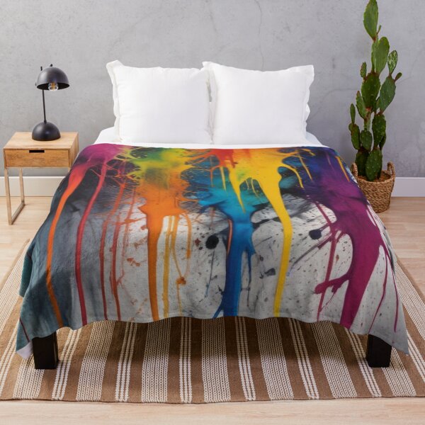 Item preview, Artistic colorful splash spectrum artwork print design  designed and sold by Anshu3813.