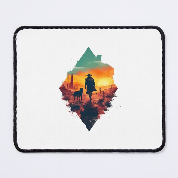 Item preview, Lone Wanderer Ventures the Wasteland - Diamond Frame - Post Apocalyptic designed and sold by Fenay Designs.