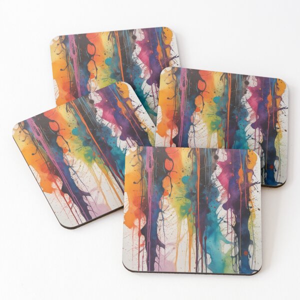 Item preview, Artistic colorful splash spectrum artwork print design designed and sold by Anshu3813.