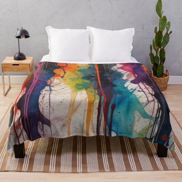 Item preview, Artistic colorful splash spectrum artwork print design designed and sold by Anshu3813.