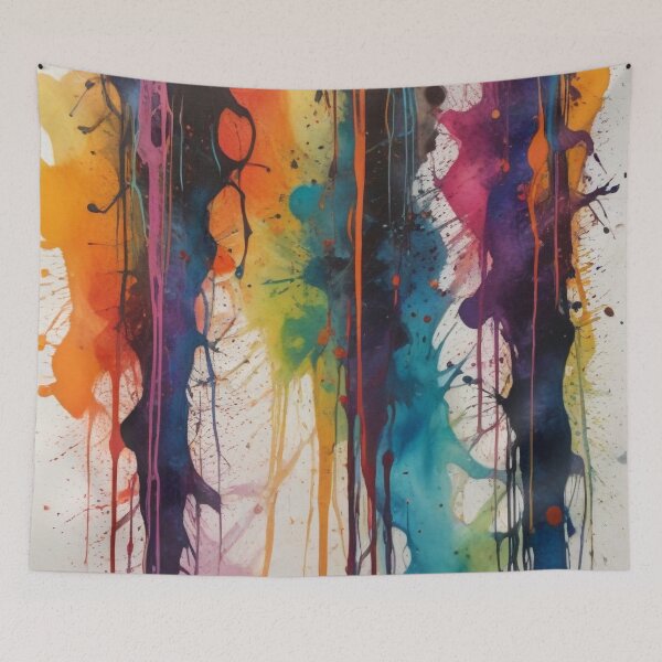 Item preview, Artistic colorful splash spectrum artwork print design designed and sold by Anshu3813.