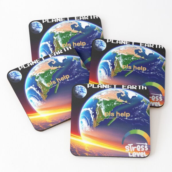 Item preview, Planet Earth, please help, stress level designed and sold by ZeusGallery.