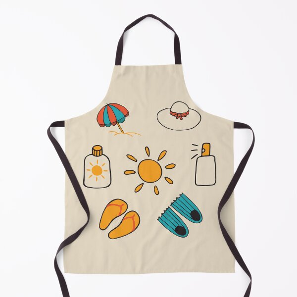 Item preview, Hand drawn beach elements for Summer vacation, travel designed and sold by NataliaVVV.