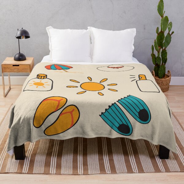 Item preview, Hand drawn beach elements for Summer vacation, travel designed and sold by NataliaVVV.