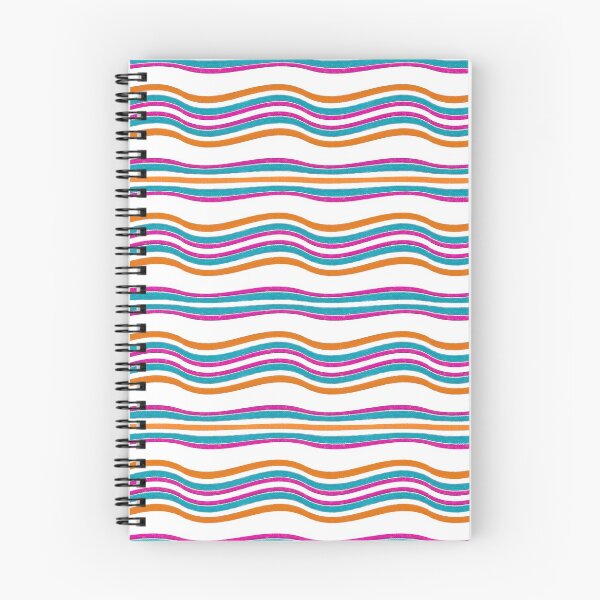 Item preview, Colorful Wavy Stripes Pattern designed and sold by DFLC Prints.