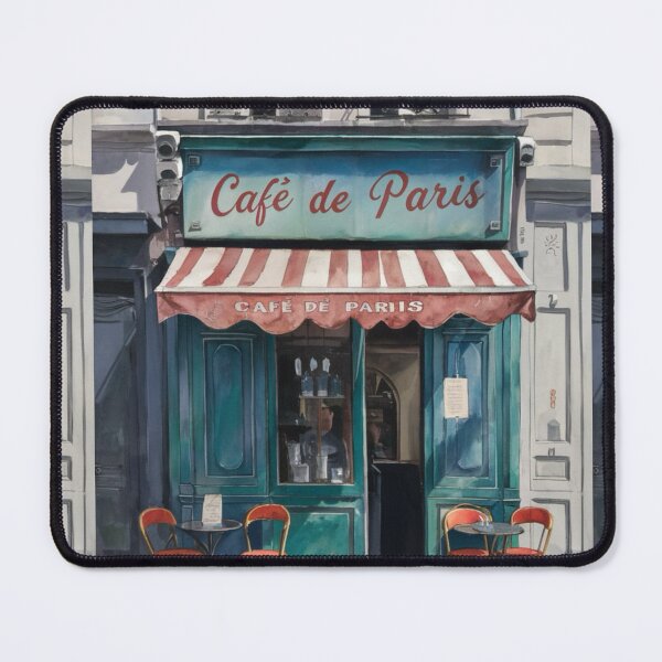 Item preview, Vintage Paris Cafe…. Warercolor Retro Art By Carraann designed and sold by CARRAANN.