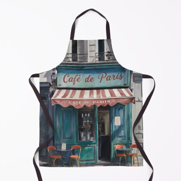 Item preview, Vintage Paris Cafe…. Warercolor Retro Art By Carraann designed and sold by CARRAANN.