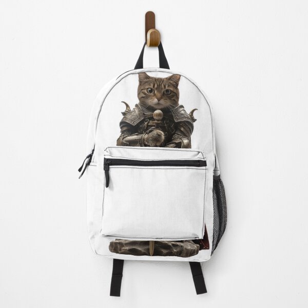 Item preview, A cat in knight armor with a sword #cat #armor #knight designed and sold by BasedCanvas.