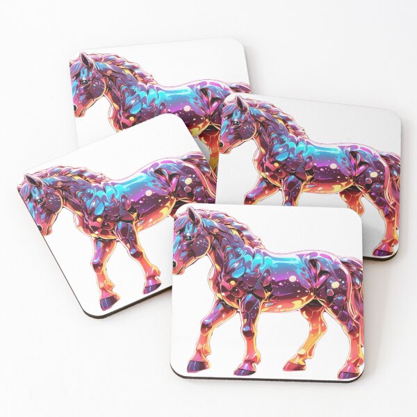 Item preview, Iridescent Brown horse designed and sold by LevCreates.