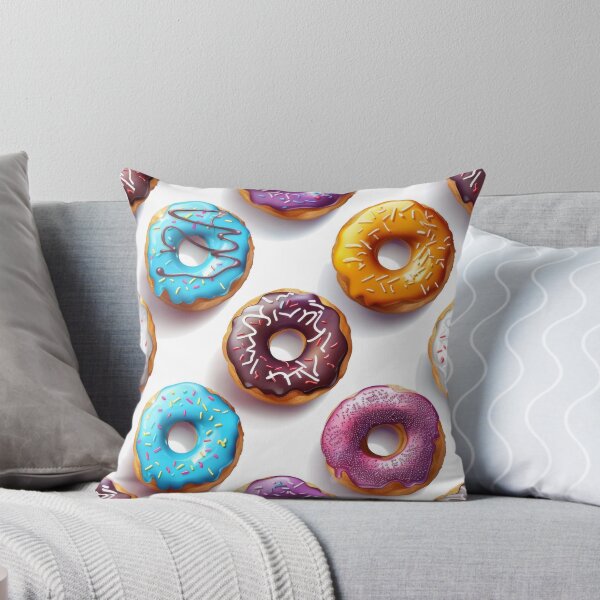 Item preview, Donuts coloridos con patrón de chispitas sin costuras designed and sold by ImagineCorner.