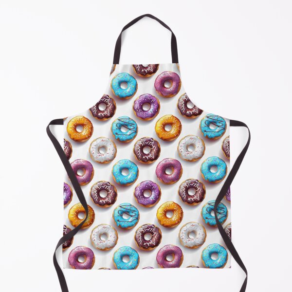 Item preview, Colorful Donuts with Sprinkles Pattern Seamless designed and sold by ImagineCorner.