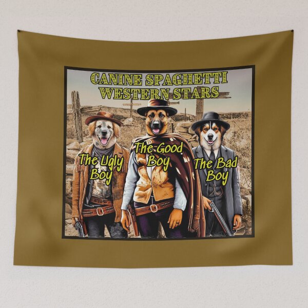 Item preview, Canine Spaghetti Western Stars. Doggie Cowboys! designed and sold by Jim Stephens.
