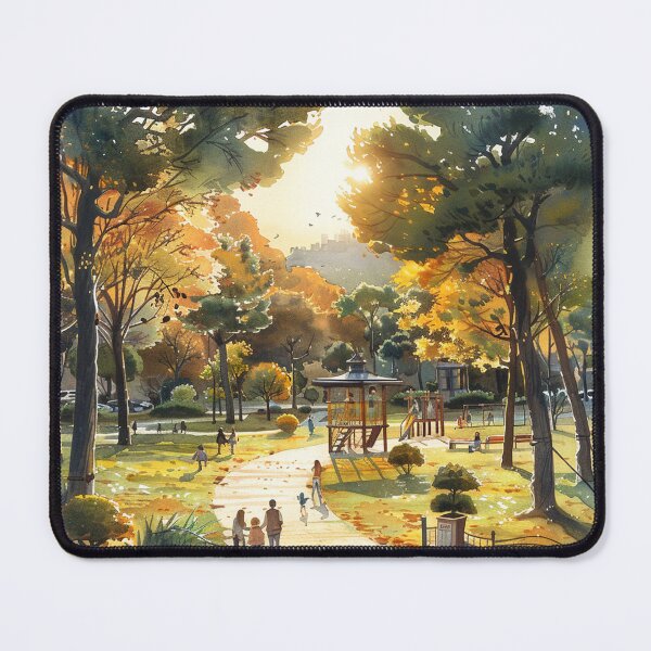 Item preview, Kids at Play on Playground | Fun Children's Art Print for Playrooms & Nurseries designed and sold by Mr-whiteBG.