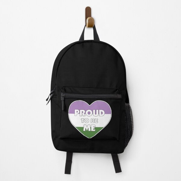 Item preview, Proud to Be Me LGBTQ+ Genderqueer Pride Flag Heart designed and sold by JoyfulJen.