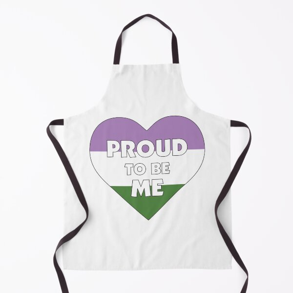 Item preview, Proud to Be Me LGBTQ+ Genderqueer Pride Flag Heart designed and sold by JoyfulJen.