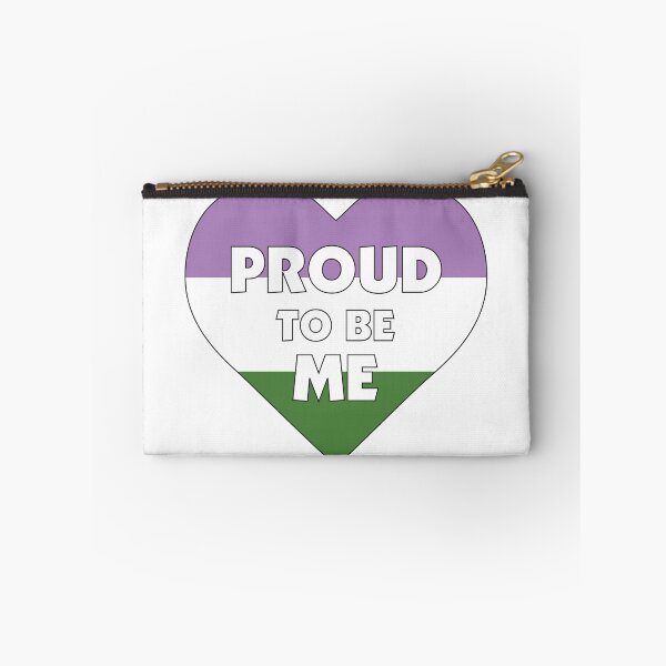 Item preview, Proud to Be Me LGBTQ+ Genderqueer Pride Flag Heart designed and sold by JoyfulJen.