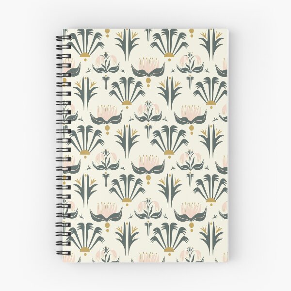Item preview, Art deco floral pattern designed and sold by Botanical Cat.