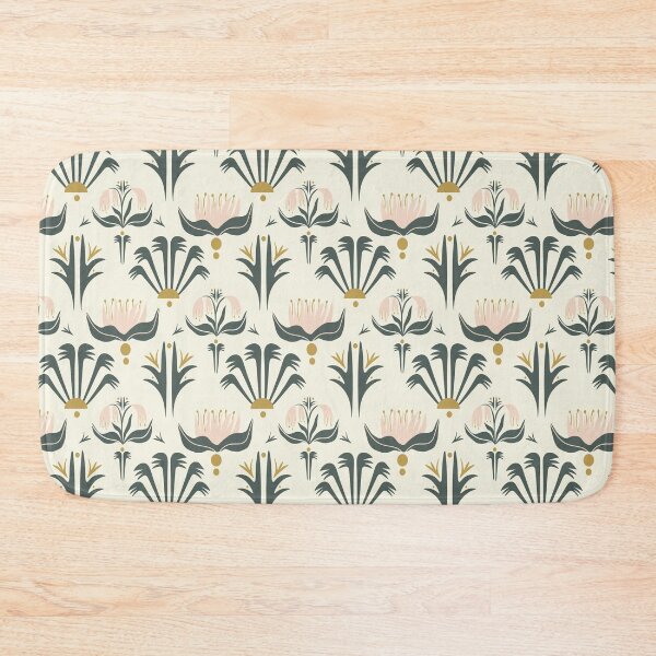 Item preview, Art deco floral pattern designed and sold by Botanical Cat.