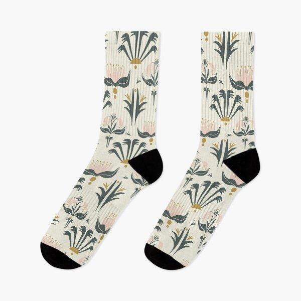 Item preview, Art deco floral pattern designed and sold by Botanical Cat.
