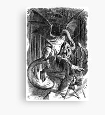 The Jabberwocky - Alice Through The Looking Glass / John Tenniel Canvas Print