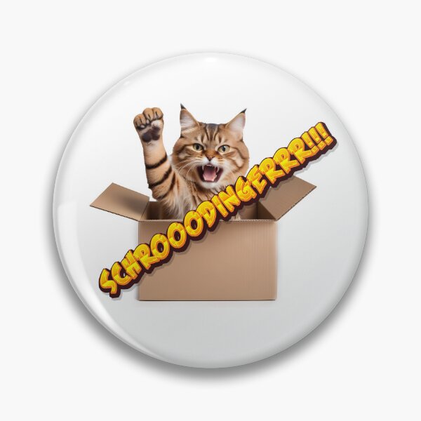 Item preview, schrodinger cat. yes! it's alive!!! designed and sold by PrintPlanetGo.