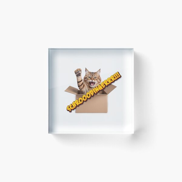 Item preview, schrodinger cat. yes! it's alive!!! designed and sold by PrintPlanetGo.