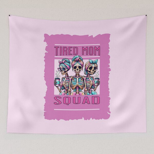 Item preview, Tired Mom Squad designed and sold by RockBeeDesigns.