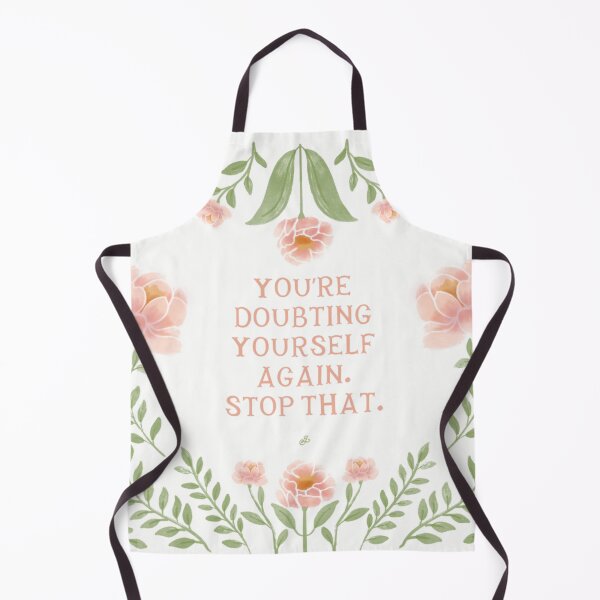 Item preview, Don’t doubt yourself - floral quote designed and sold by Gabba Delgado.
