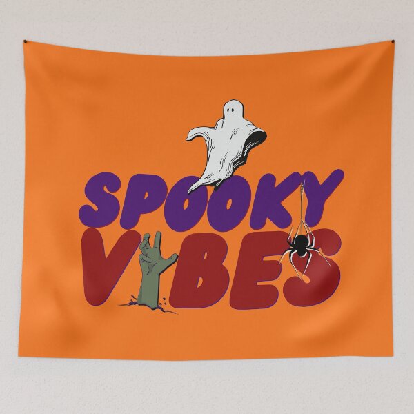 Item preview, Spooky Vibes for Halloween | Zombie Ghost Spider Design |  Halloweencore  designed and sold by ASeasonalFlair.