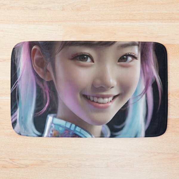 Item preview, A Cheerful Young Woman with a Cybernetic Body designed and sold by masabo.
