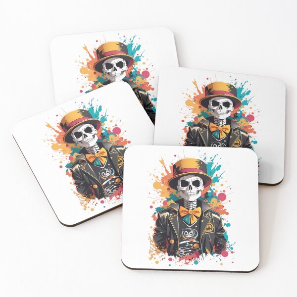 Item preview, Alchemist magic skeleton exploding in color designed and sold by Chaos  Criative.