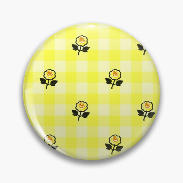 Item preview, Sunny Yellow Gingham Roses Pattern designed and sold by SilverPegasus.