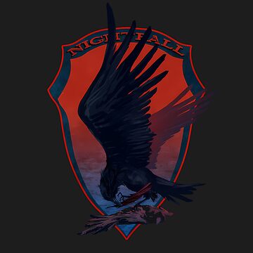 "Raven Nightfall Armored Core AC ACVI Emblem Sticker" Sticker for Sale ...