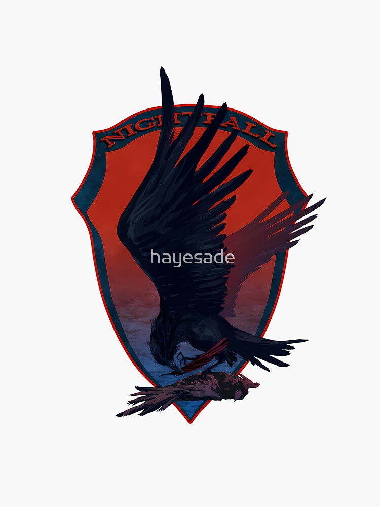 Raven Nightfall Armored Core AC ACVI Emblem Sticker