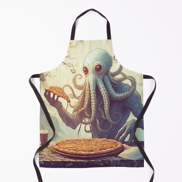 Item preview, CtulhuVsPizza designed and sold by blackquack.