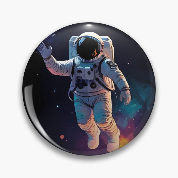 Item preview, Astronaut in space of colors designed and sold by Chaos Criative.