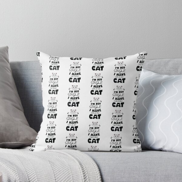 Item preview, I'm Not Single I Have A Cat Funny Quote Pet Lover T Shirt designed and sold by allsortsmarket.