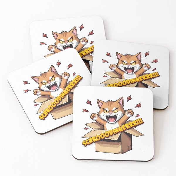 Item preview, schrodinger cat. yes! it's alive, hungry and looking for revenge!! designed and sold by PrintPlanetGo.