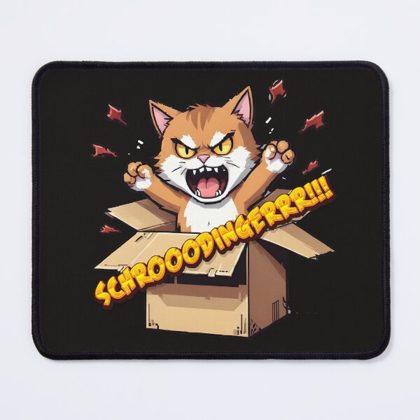 Item preview, schrodinger cat. yes! it's alive, hungry and looking for revenge!! designed and sold by PrintPlanetGo.