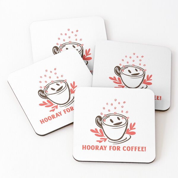 Item preview, Hooray for Coffee! Coffee T-shirt designed and sold by Happy Heart.