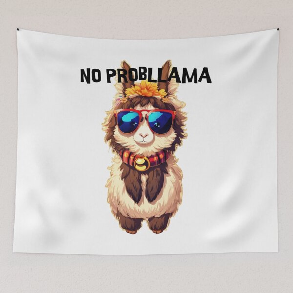 Item preview, No Probllama Llama Lovers Gift designed and sold by VelosityPrints.