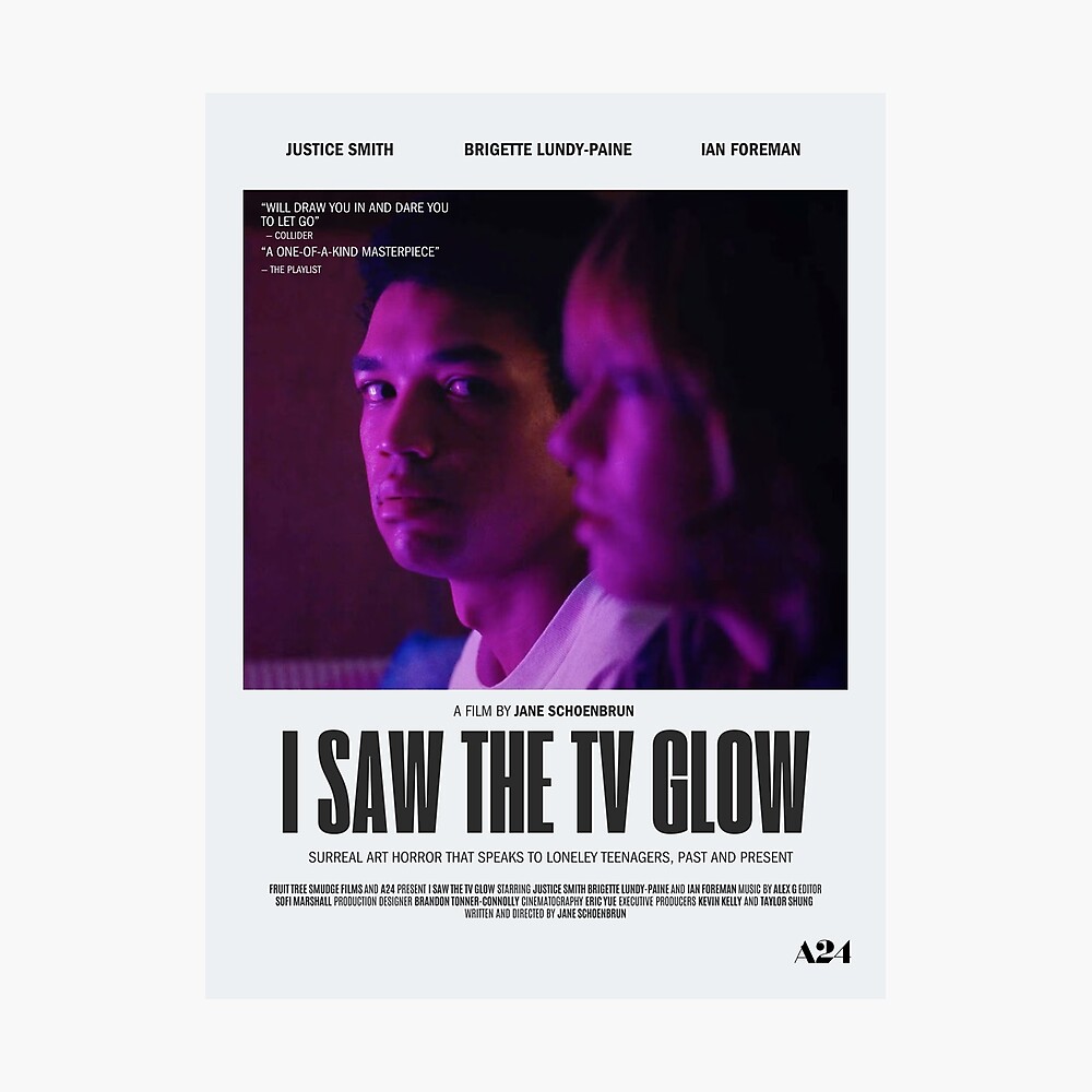 I Saw The TV Glow Movie Poster 