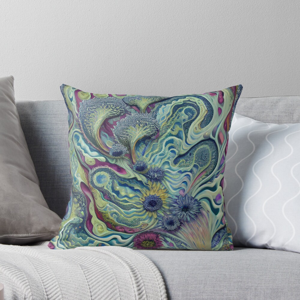 Item preview, Throw Pillow designed and sold by RivehArt.